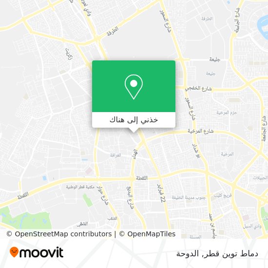 خريطة دماط توين قطر