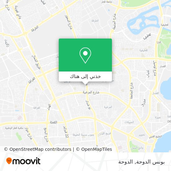 خريطة بونس الدوحة