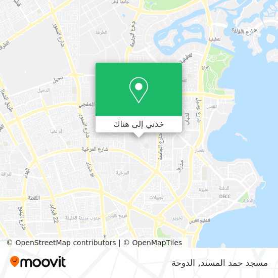 خريطة مسجد حمد المسند