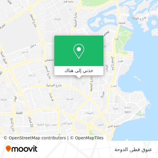خريطة عتوق قطر