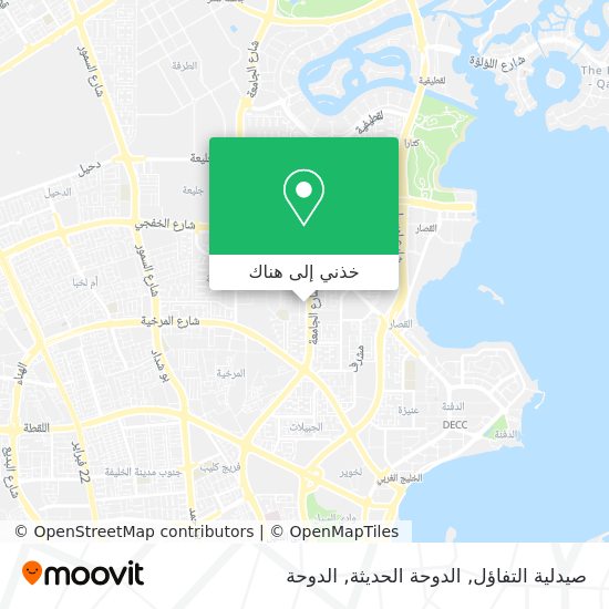 خريطة صيدلية التفاؤل, الدوحة الحديثة