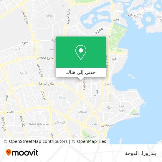 خريطة بندروزا