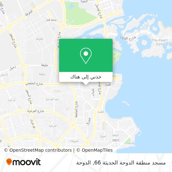 خريطة مسجد منطقة الدوحة الحديثة 66