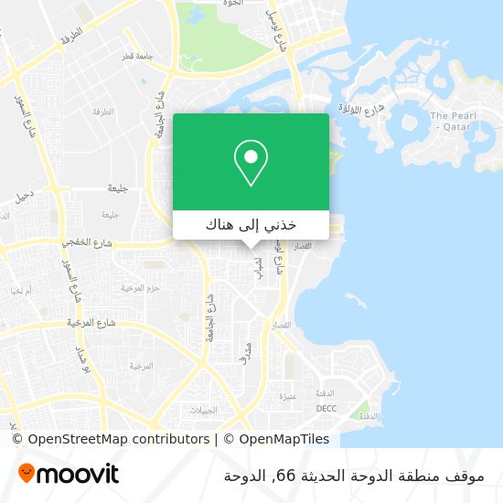 خريطة موقف منطقة الدوحة الحديثة 66