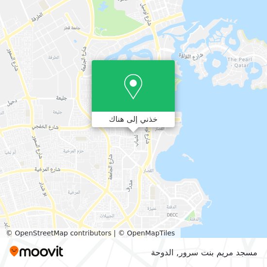 خريطة مسجد مريم بنت سرور