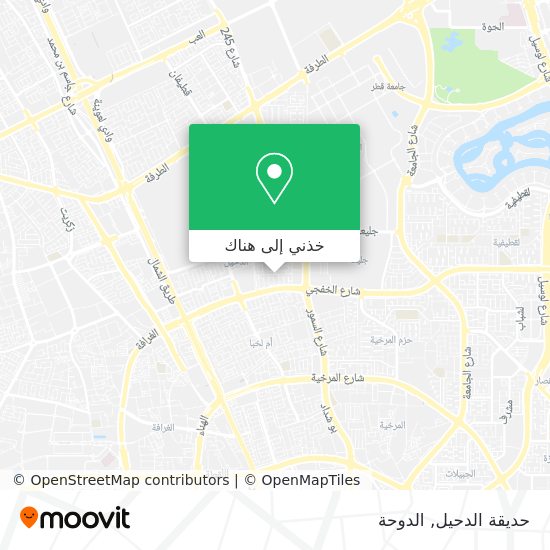 خريطة حديقة الدحيل