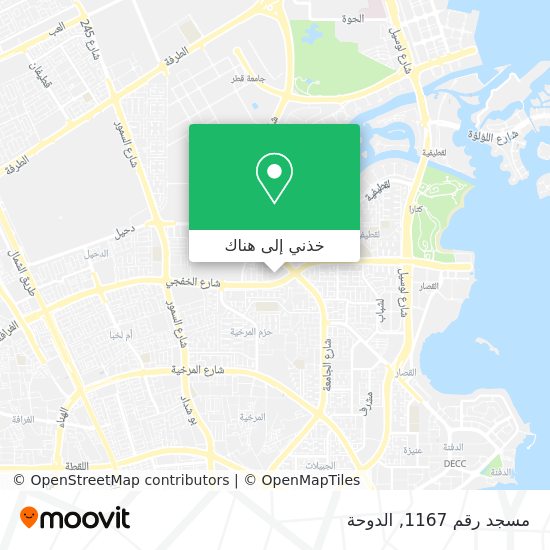 خريطة مسجد رقم 1167