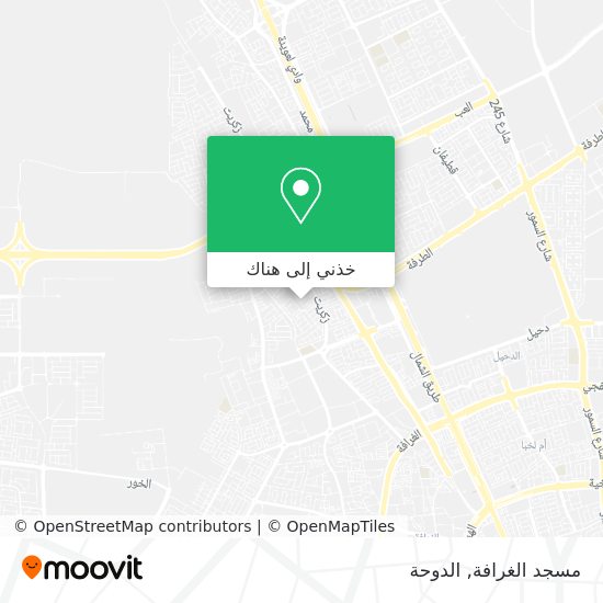 خريطة مسجد الغرافة