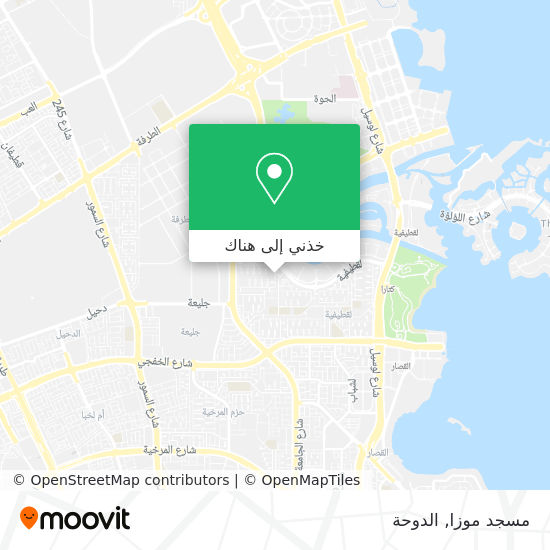 خريطة مسجد موزا