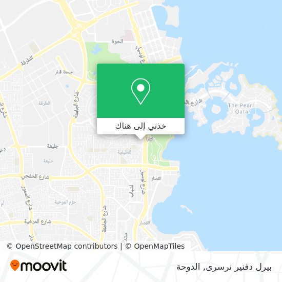 خريطة بيرل دفنير نرسرى