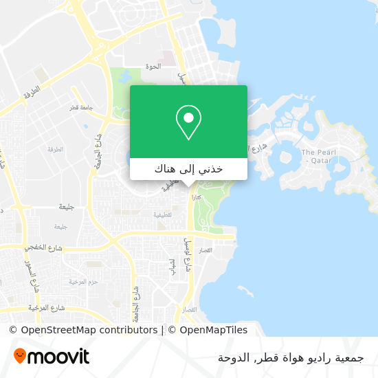 خريطة جمعية راديو هواة قطر