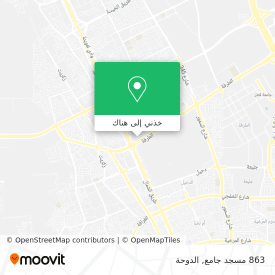 خريطة 863 مسجد جامع