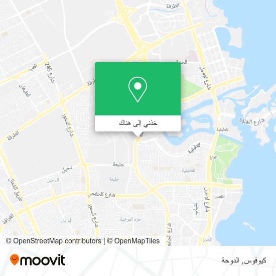 خريطة كيوفوس