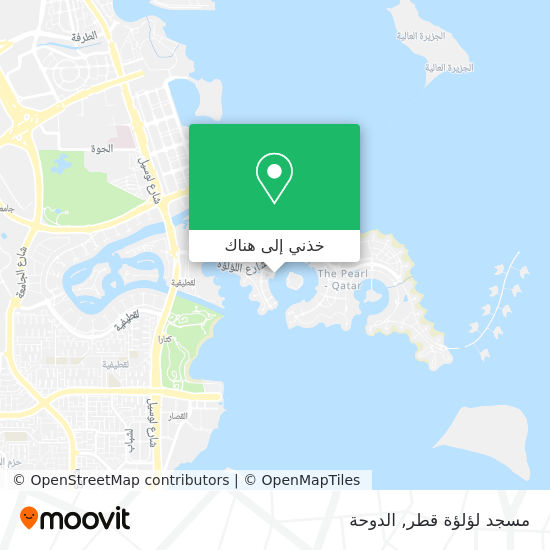 خريطة مسجد لؤلؤة قطر