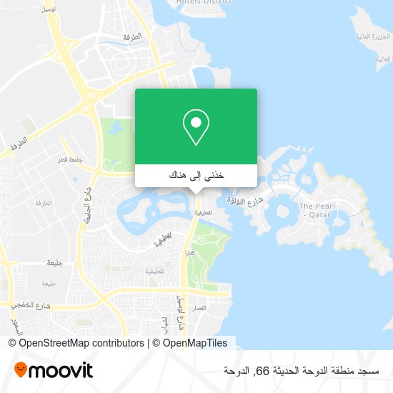 خريطة مسجد منطقة الدوحة الحديثة 66