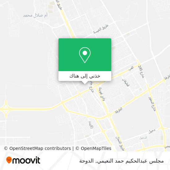 خريطة مجلس عبدالحكيم حمد النعيمي