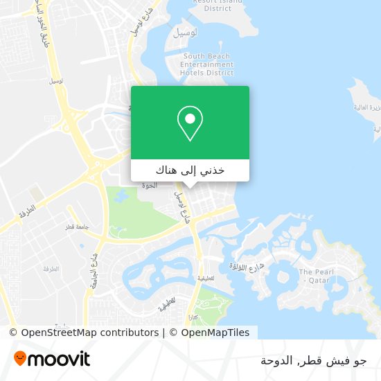 خريطة جو فيش قطر