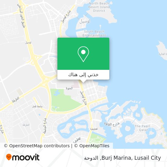 خريطة Burj Marina, Lusail City