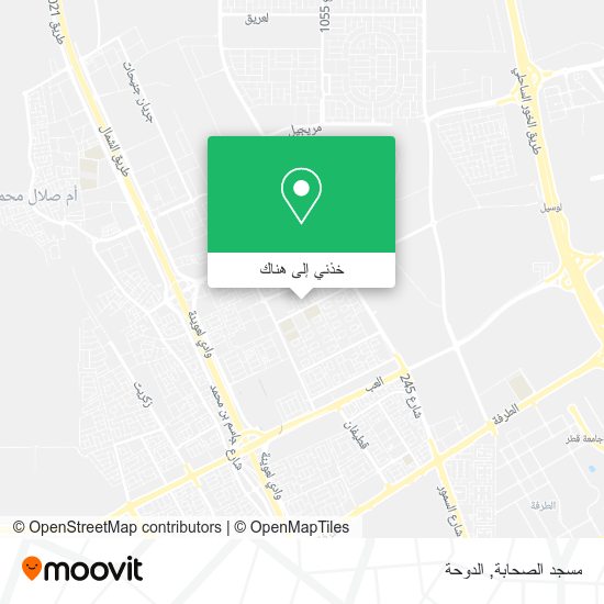 خريطة مسجد الصحابة