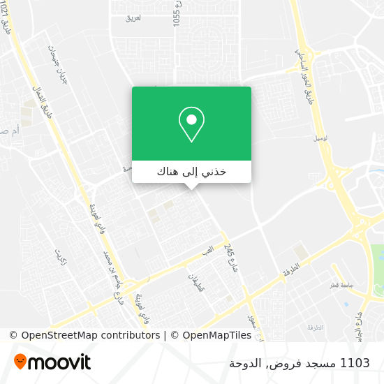 خريطة 1103 مسجد فروض
