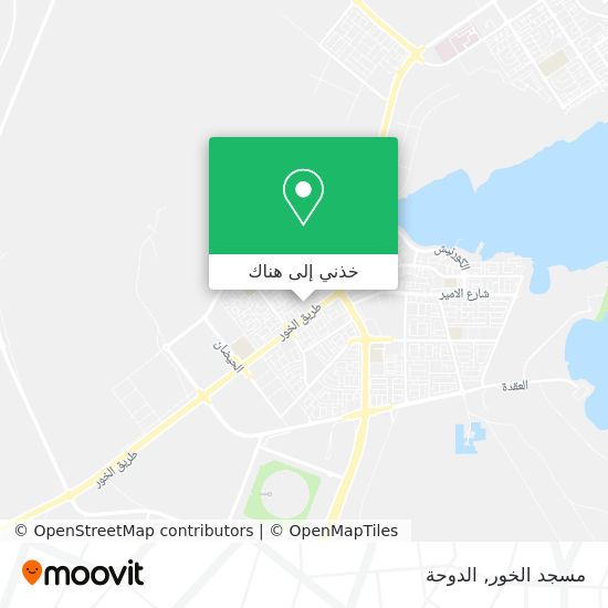 خريطة مسجد الخور