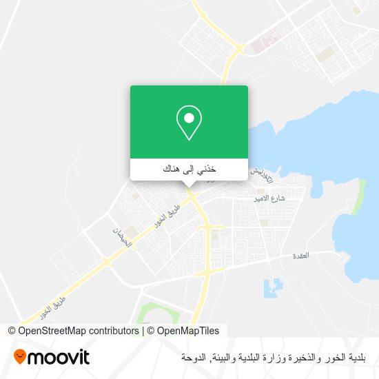 خريطة بلدية الخور والذخيرة وزارة البلدية والبيئة