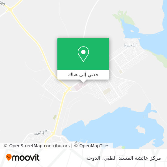 خريطة مركز عائشة المسند الطبي