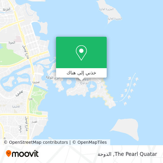 خريطة The Pearl Quatar