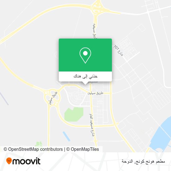 خريطة مطعم هونج كونج