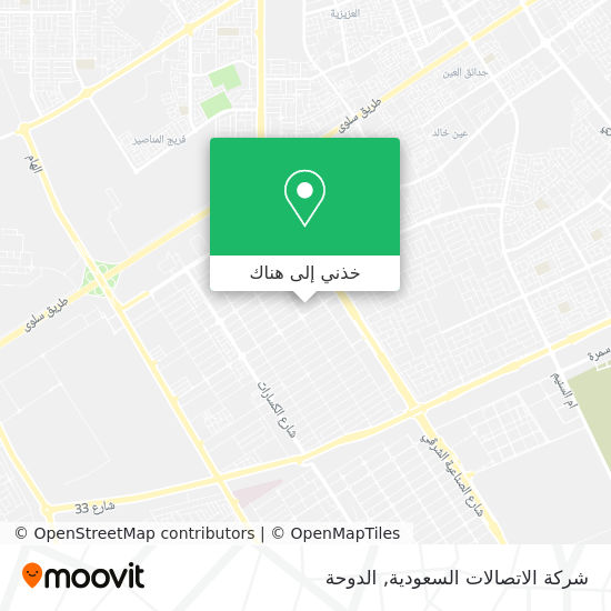 خريطة شركة الاتصالات السعودية