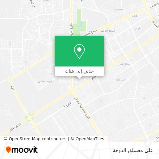 خريطة علي مغسلة