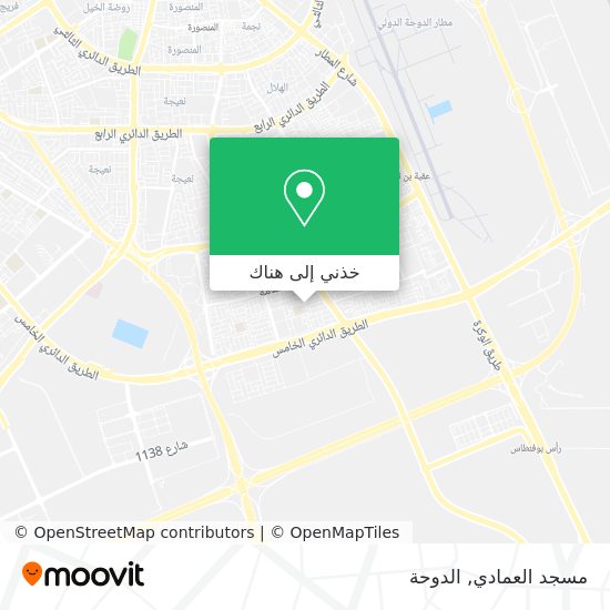خريطة مسجد العمادي