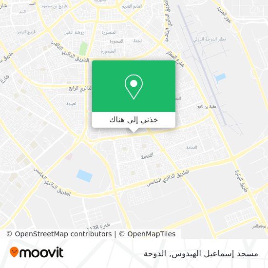 خريطة مسجد إسماعيل الهيدوس