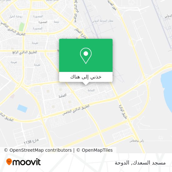 خريطة مسجد السعدك
