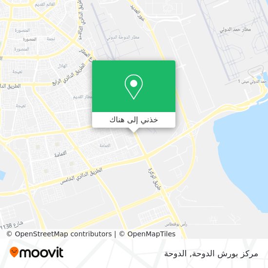 خريطة مركز بورش الدوحة
