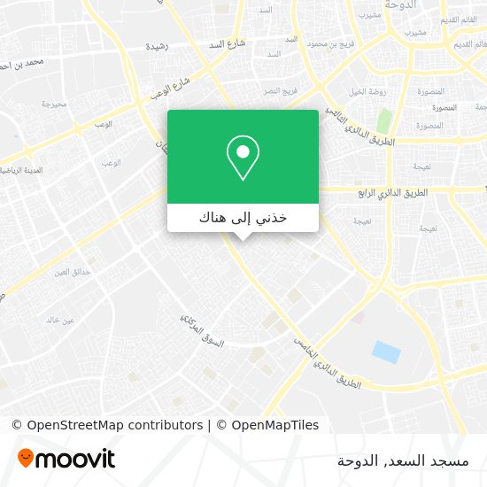 خريطة مسجد السعد