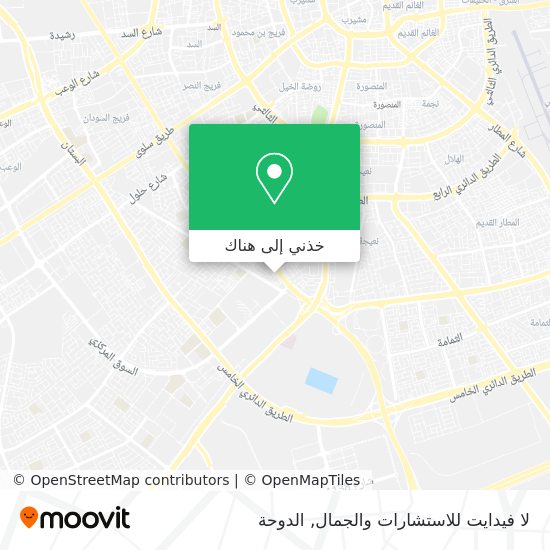 خريطة لا فيدايت للاستشارات والجمال