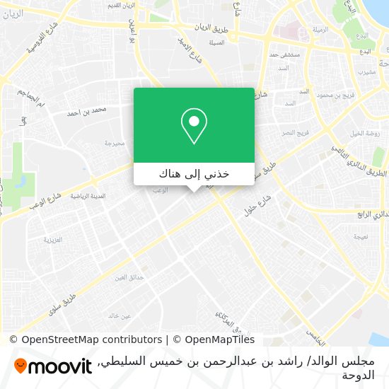 خريطة مجلس الوالد/ راشد بن عبدالرحمن بن خميس السليطي