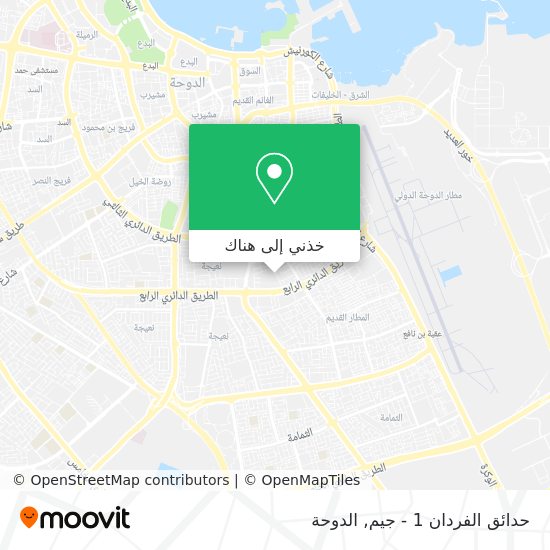 خريطة حدائق الفردان 1 - جيم