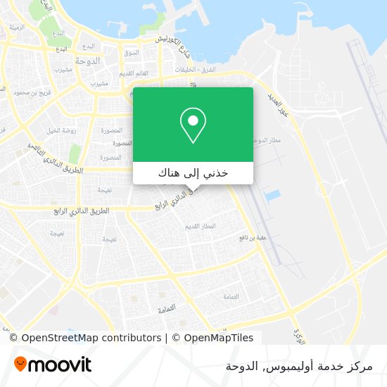 خريطة مركز خدمة أوليمبوس