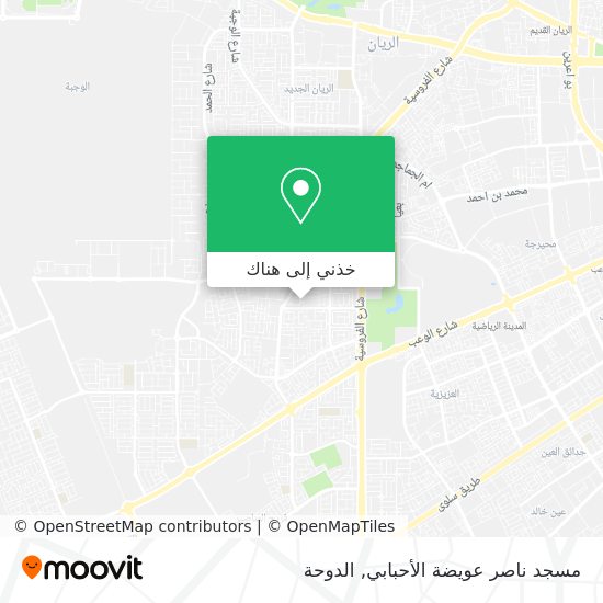 خريطة مسجد ناصر عويضة الأحبابي