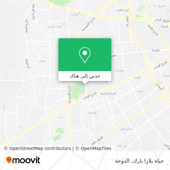 خريطة حياة بلازا بارك