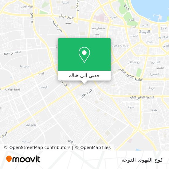خريطة كوخ القهوة