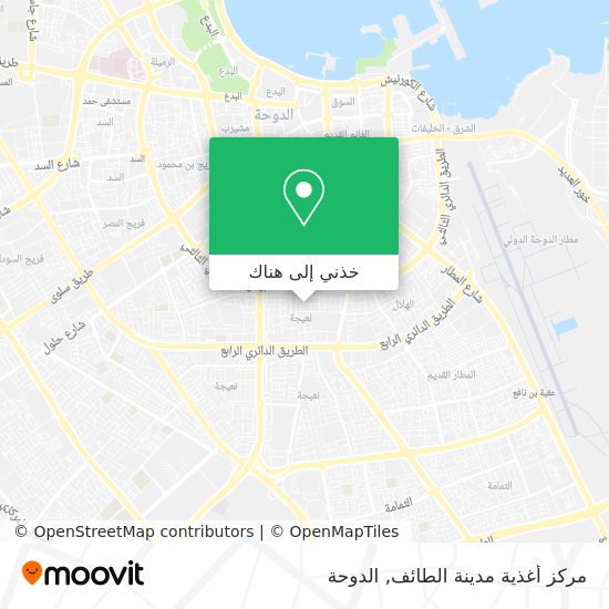 خريطة مركز أغذية مدينة الطائف