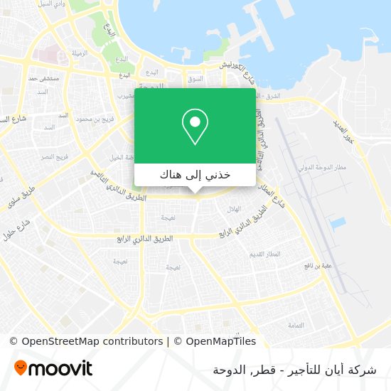 خريطة شركة أيان للتأجير - قطر