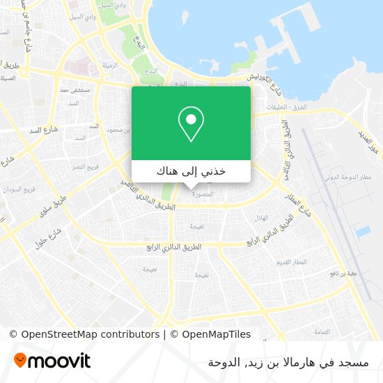 خريطة مسجد في هارمالا بن زيد