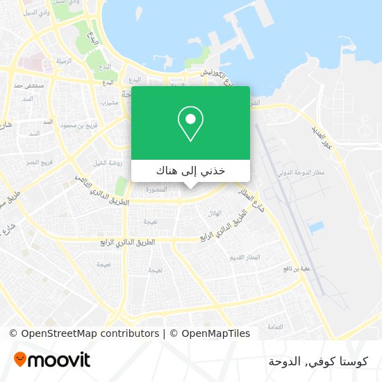 خريطة كوستا كوفي