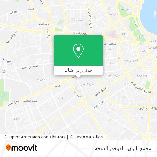 خريطة مجمع البيان، الدوحة
