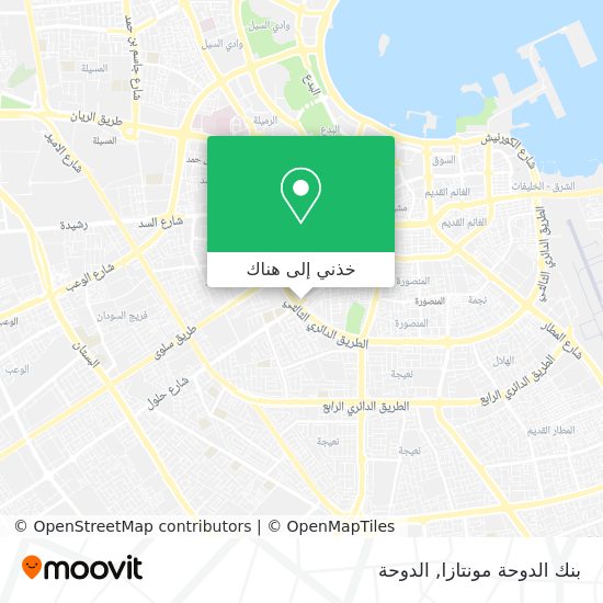 خريطة بنك الدوحة مونتازا