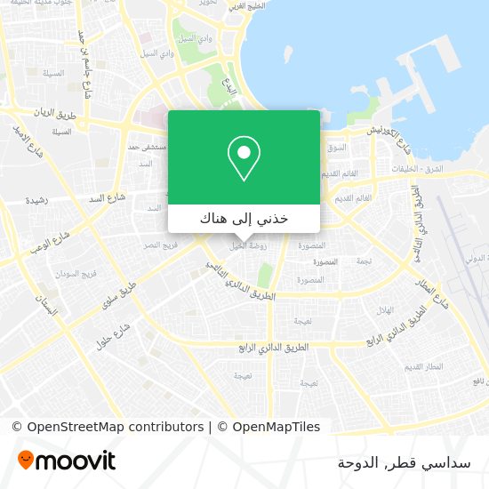 خريطة سداسي قطر